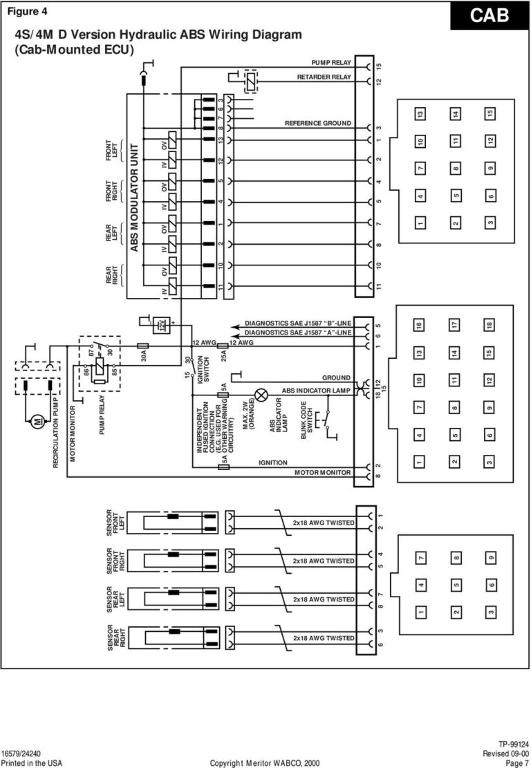 wabco abs wiring diagram sae