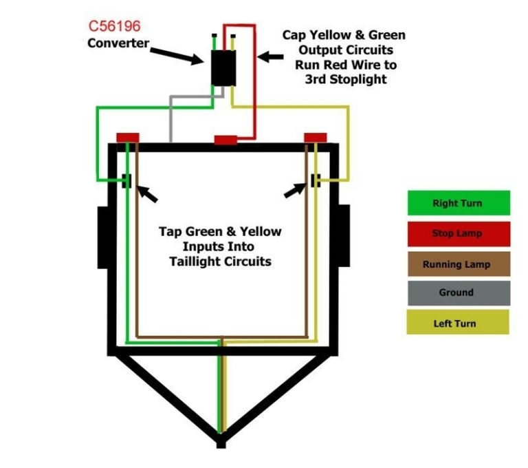 4 wire led trailer light wiring diagram