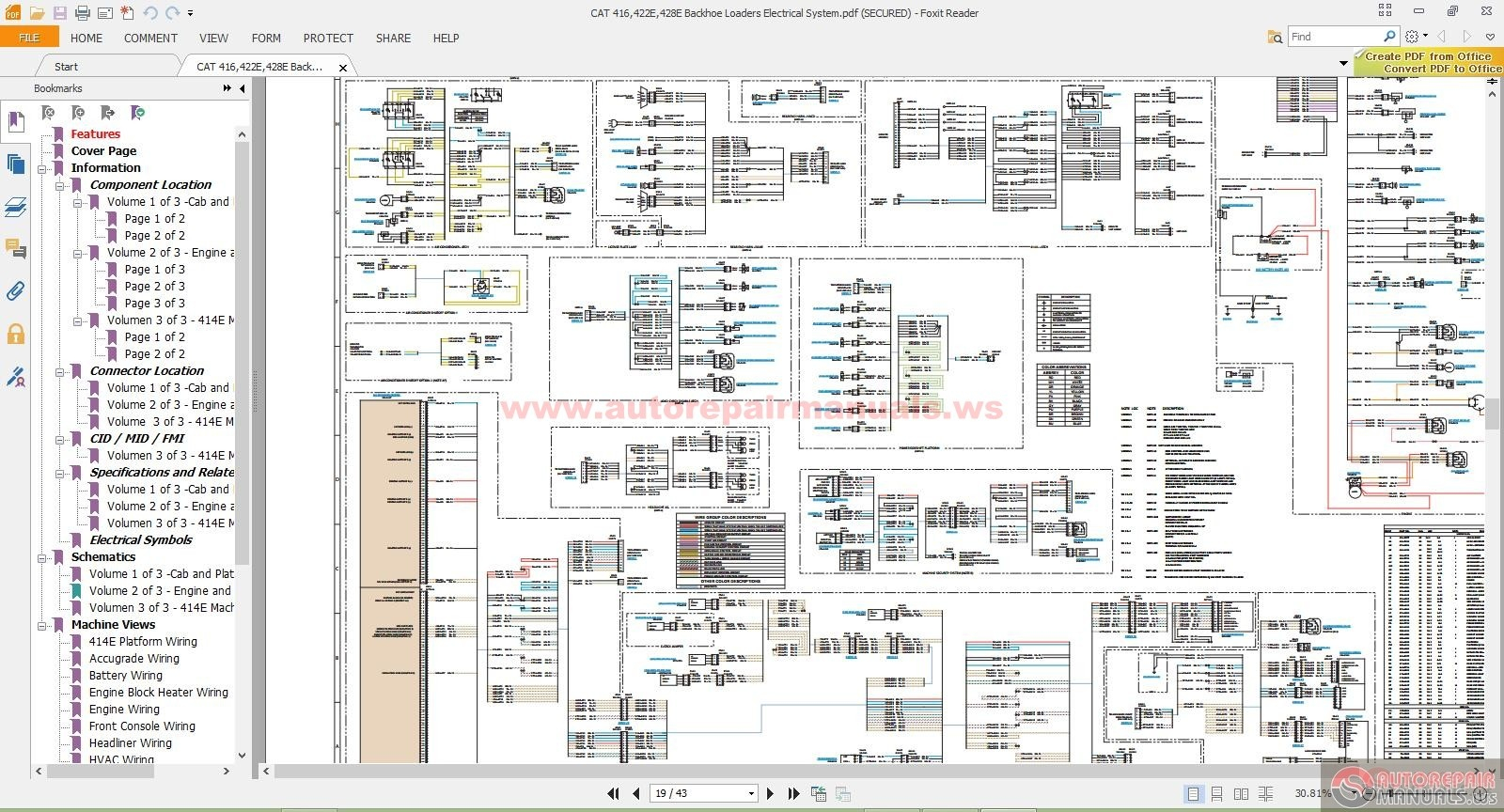 Cat 428c Wiring Diagram