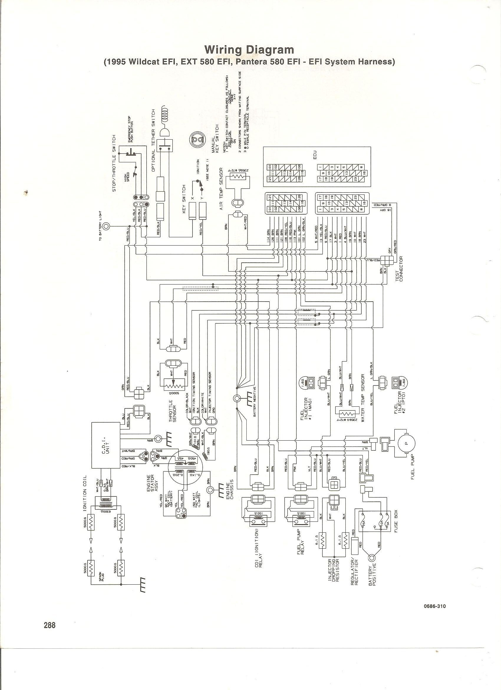 1997 Arctic Cat Ext 580 Wiring Diagram