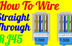 Rj45 Cat 5 5e 6 Wiring Diagram