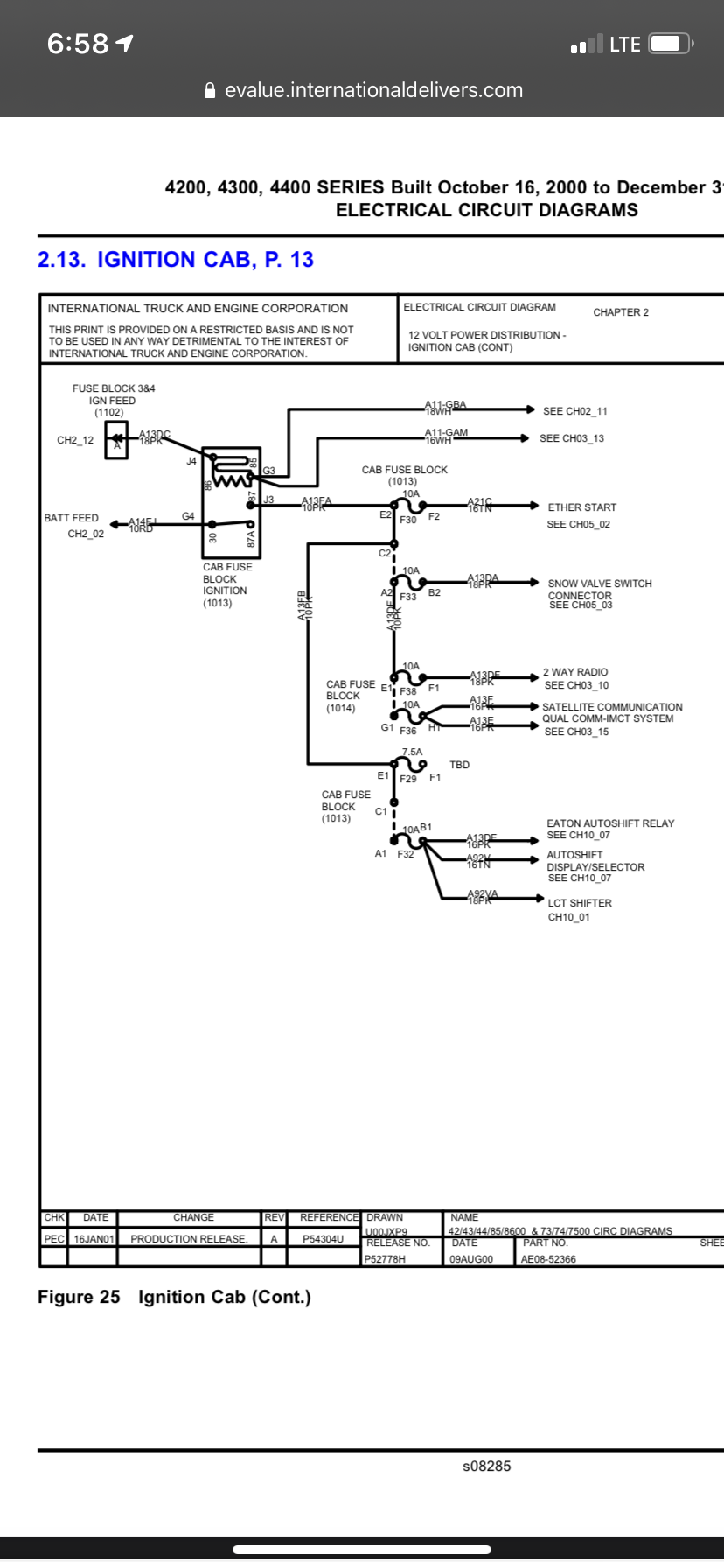 International Truck Ignition Switch Wiring Diagram Wiring Diagram