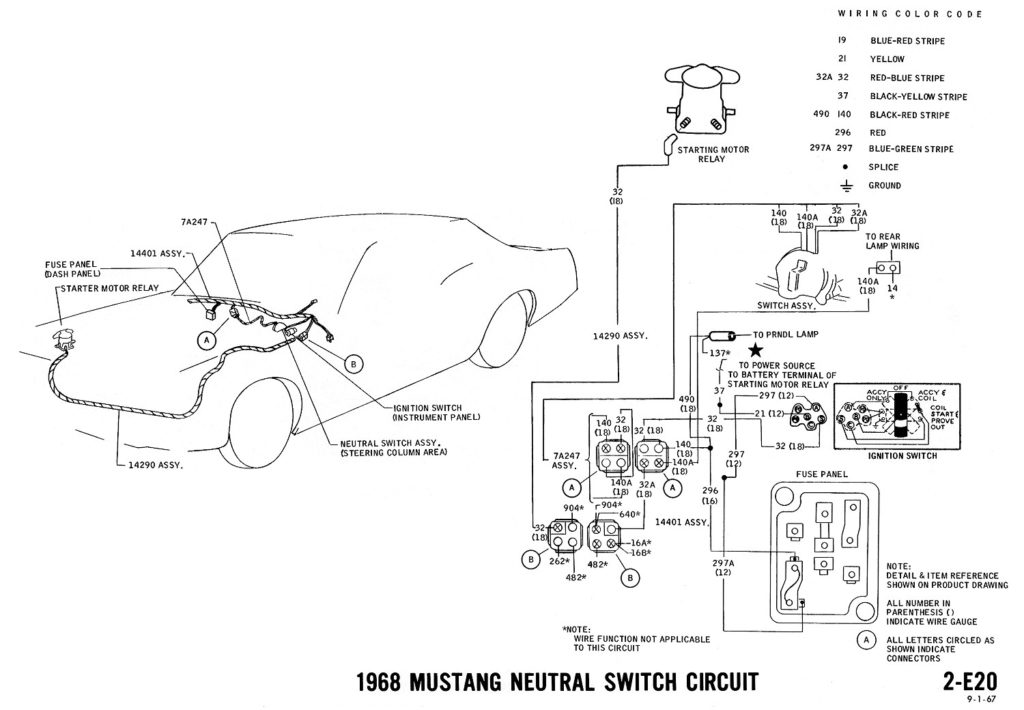 06 Ford Mustang Neutral Safety Switch Ignition Wiring Diagram